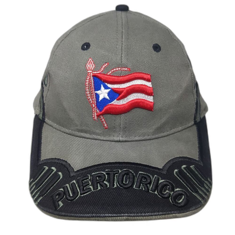 International Trading Ltd. Baseball Cap Green One Size Puerto Rico Flag Hat
